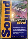 New Sealed 2000 Creative Sound Blaster 16 Pci (5047401001) Card In 11 Box. Price: $99.98.