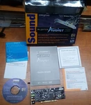 Creative Labs SB0570 Pci Sound Blaster Audigy Card W/box, Cd, Guide Used. Price: $26.00.