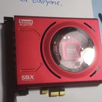Creative Sound Blaster Sbx SB1500 Pcie 5.1 Internal Card Used. Price: $40.00.