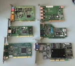 Vintage Pci Expansion Lot - 14 Cards Sound, Video, Modem, Firewire. As Is For. Price: $79.99.