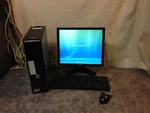 Windows Xp Dell Desktop Computer Fast Duo Cor 17" Monitor Add-in 256 Video Card Open. Price: $123.99.
