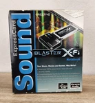 New Creative Blaster X-fi Notebook Express Card Sound Model: SB0950. Price: $59.00.