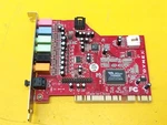 Desktop Dynex DX-SC51 Pci 5.1 Expansion Sound Card Used. Price: $20.00.