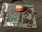 E-mu E-dsp EM8852 Pci Digital / Analog Soundcard With Dongle Cable Optical Input Used. Price: $59.00.