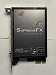 Asus Rog Supremefx X-fi 7.1 Surround Sound Pcie Audio Card Creative Eax 4 Used. Price: $24.99.