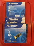 Pci Sound Card 4-CHANNEL 3D Multimedia Enjoyment CL-S801-4CH Open. Price: $15.00.
