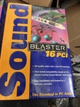 New Sealed 2000 Creative Sound Blaster 16 Pci Card In 11 Box. Price: $89.90.